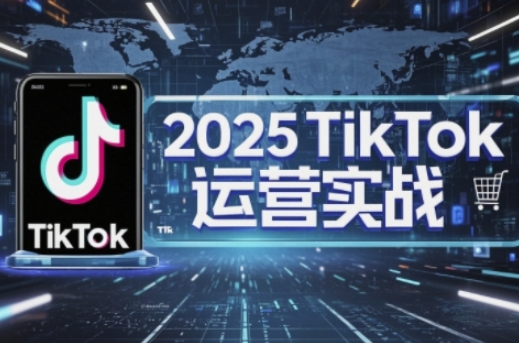 2025TikTok电商运营，掌握TikTok店铺运营核心技巧，实现低成本高转化-逐梦终点站