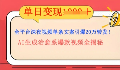 全平台深夜文案新风口：DeepSeek生成百万播放量金句，治愈系内容涨粉速度快4倍-逐梦终点站