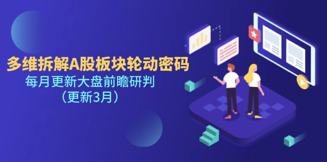 (14213期)多维拆解A股板块轮动密码,每月更新大盘前瞻研判(更新3月)-逐梦终点站