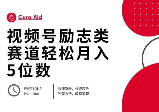 视频号励志类赛道快速涨粉500+，快速起号，轻松变现月入过W-逐梦终点站