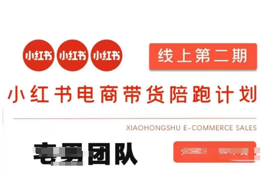 小红书电商带货课2期,月利润20个的小红书电商的有货源,无货源,虚拟产品,付费投流等整套玩法-逐梦终点站